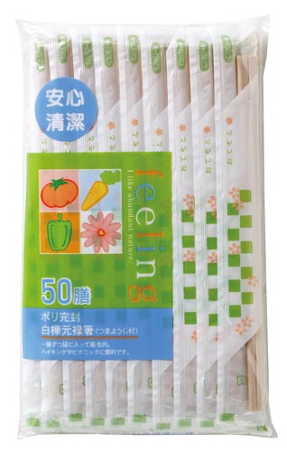 フィーリング　ポリ完封箸　５０膳画像