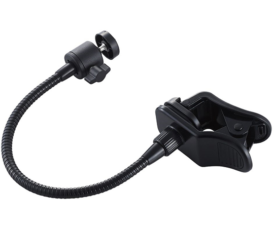 WEBカメラ用アームクリップスタンド　GoPro用アダプタ付属　ブラック