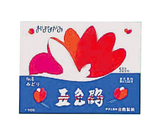 お花紙（五色鶴） しろ 1冊（500枚入）画像
