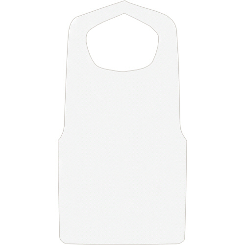 不織布ｴﾌﾟﾛﾝ 白 1ﾊﾟｯｸ(30枚)画像