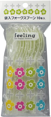 フィーリング　袋入フォークスプーン　１０本入画像