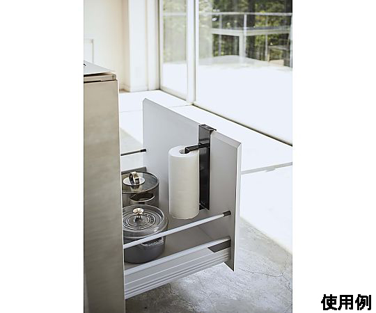 75×100×300mm ペーパーホルダー（フック式） フックに掛けられたコンパクトなデザインのホルダー