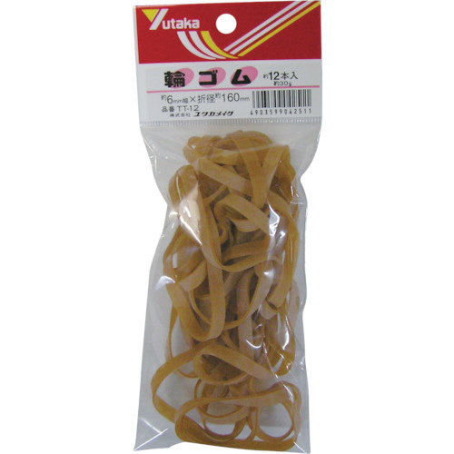 ｺﾞﾑ 輪ｺﾞﾑ 6mm×160mm 1袋(12本)