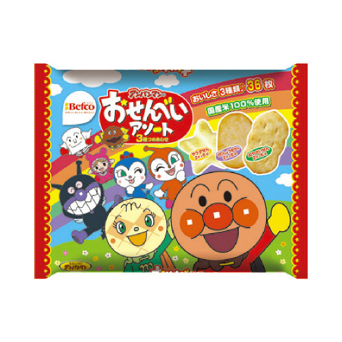アンパンマンのおせんべいアソート　３６枚