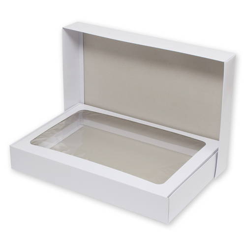 バスタオル用ボックス（白・無地）画像