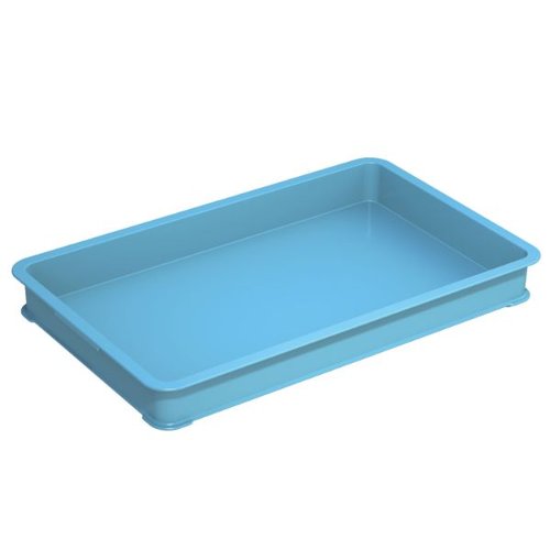 コンテナ 特大ばんじゅうC-2 ライトブルー 三甲 [ケース販売]