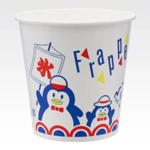 ドリンク資材 かき氷カップ SM-400PP ピースペンギン 50枚 サンナップ [ケース販売]