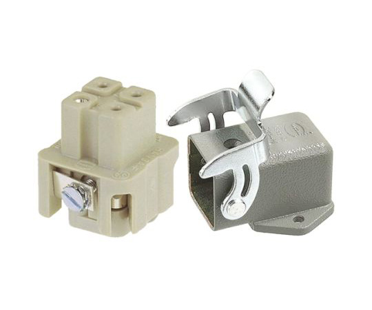 ヘビーデューティ電源コネクタキット　カプラキット　メス　3　+　PE極　10A画像