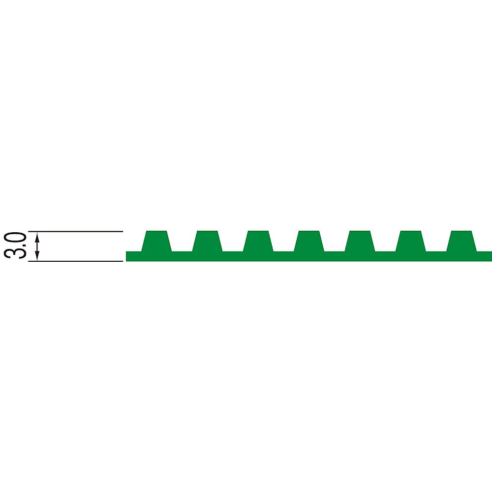 ゴム筋入長マット 1.2m×20m 3mm厚(グリーン) 表面にざらつき感があり、広げられた状態の緑色のマット