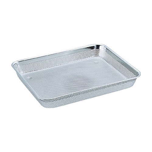 18-8ｽﾃﾝﾚｽﾒｯｼｭ浅角ﾊﾞｯﾄ 8枚取 294×409×40mm 1枚