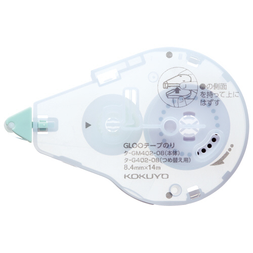 ｸﾞﾙｰ ﾃｰﾌﾟのり(貼り直しできる･詰替用ﾃｰﾌﾟ) Mｻｲｽﾞ 8.4mm×14m 1個画像