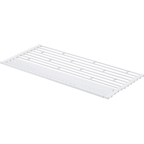 折り畳み水切り　タワー　トレー付き　Ｌ　ホワイト