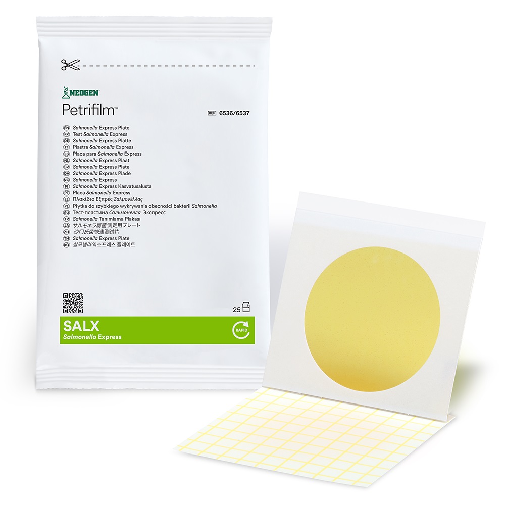 サルモネラ属菌測定用プレート（ペトリフィルム™培地）1箱（25枚×2袋入）画像