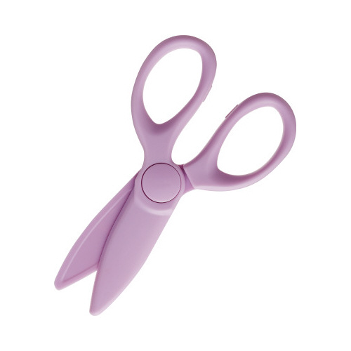 コクヨのはじめてハサミ・パステルライラック画像