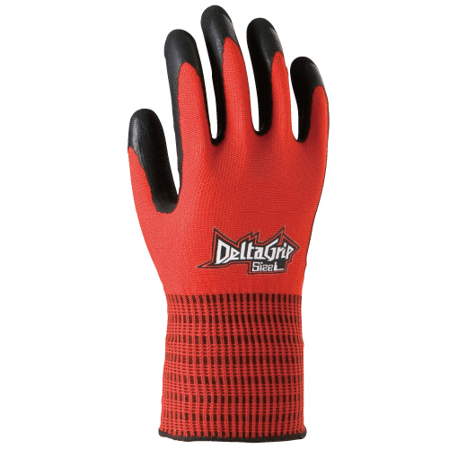 ﾃﾞﾙﾀ ｸﾞﾘｯﾌﾟ M ﾚｯﾄﾞ 1ﾊﾟｯｸ(3双)画像