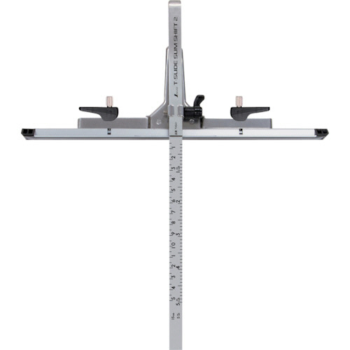 丸ﾉｺｶﾞｲﾄﾞ定規 Tｽﾗｲﾄﾞ ｽﾘﾑｼﾌﾄ 2 15cm 併用目盛 1本画像