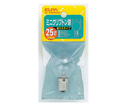 クリプトン球25W クリア画像