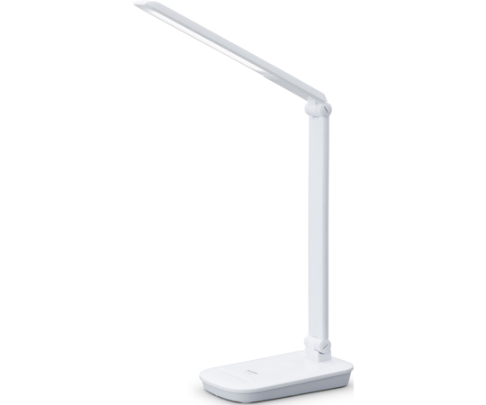 LEDデスクライトQi充電シリーズ　平置きタイプ　調光　ホワイト画像
