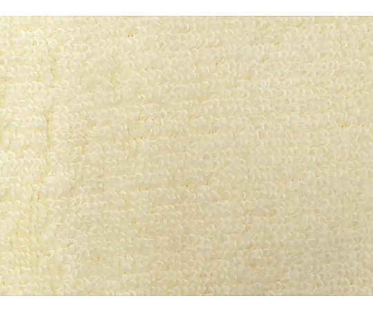 バスタオル 無撚糸カラー 60×120cm YELLOW 1セット（10枚入） 明るい黄色のタオルが重ねられている様子
