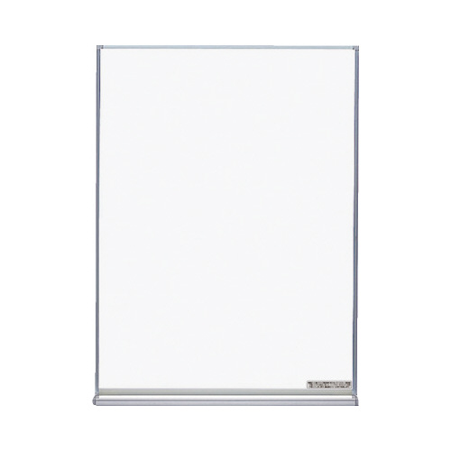 ホワイトボード無地　タテ　４５２×６１０ｍｍ　枠銀画像