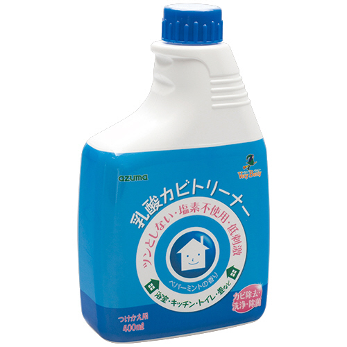 乳酸ｶﾋﾞﾄﾘｰﾅｰ洗浄効果ﾌﾟﾗｽ付替用 400ml 1本画像