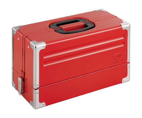 整備用工具セット ツールセット（オートメカニック用） レッド 61点セット 鮮やかな赤色で統一された61点の工具が整然と配置された状態