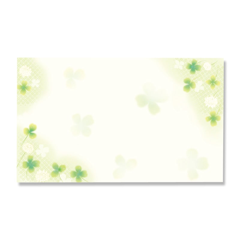 １６－１７２７エコカードシロツメクサ画像