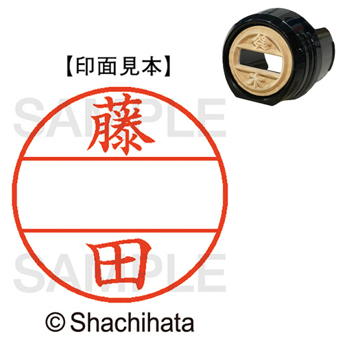 ﾃﾞｰﾀｰﾈｰﾑEX12号 ﾏｽﾀｰ部(印面) 既製 藤田 1個画像