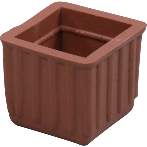 ｲｽ脚ｷｬｯﾌﾟ 茶角21 1個