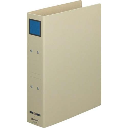 保存ファイルドッチ（両開き）Ａ４縦背幅６５ｍｍ青画像