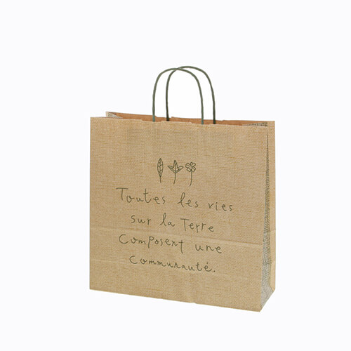 手提げ紙袋（ナテュール・丸紐・幅320×マチ115×高さ310mm）画像