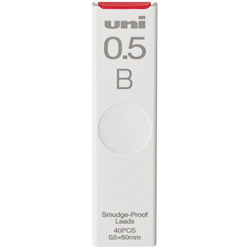 シャープ替芯　ユニ　0.5mm　B　1個(40本)