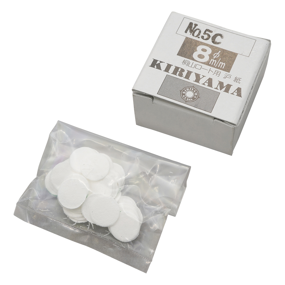 桐山ロート用濾紙　φ8mm　50枚入画像