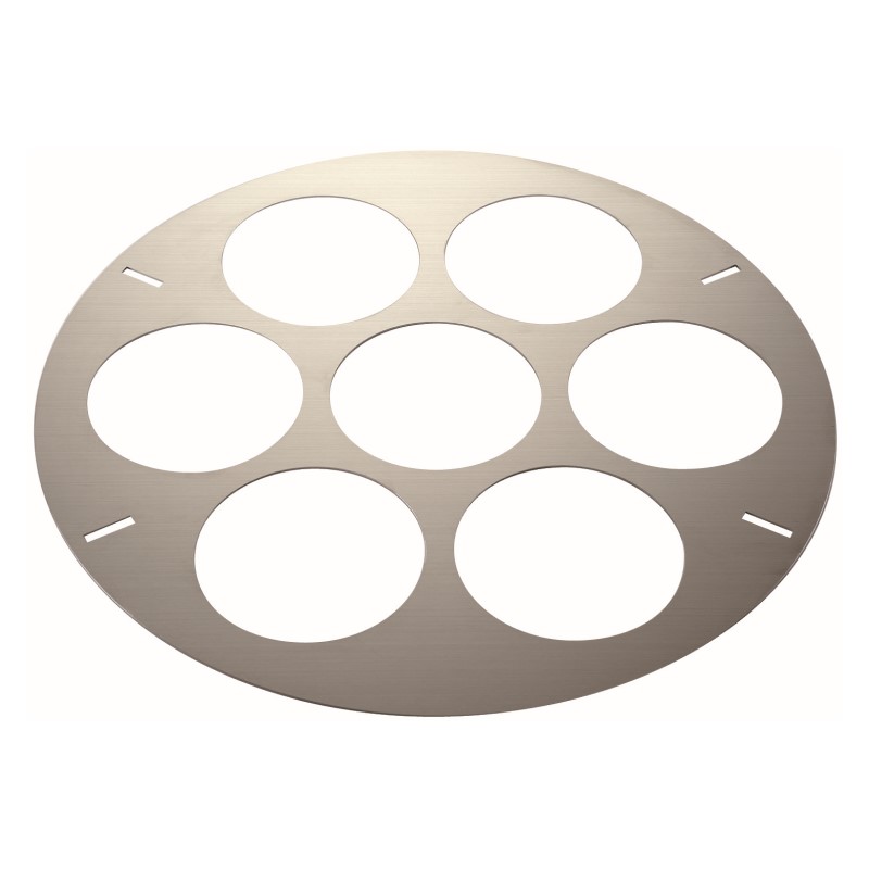 調理用品 寸胴鍋用てぼ板 51cm用φ500 7穴 (フック4本付)画像