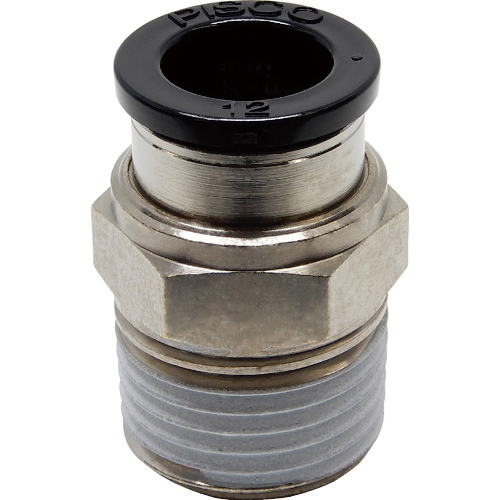 ﾁｭｰﾌﾞﾌｨｯﾃｨﾝｸﾞ ｽﾄﾚｰﾄ 適合外径12mm 接続口径R1/2 1個画像