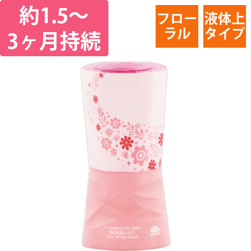 トイレのスッキーリ!　置き型　エアリーホワイトフローラルの香り　400mL　1個画像