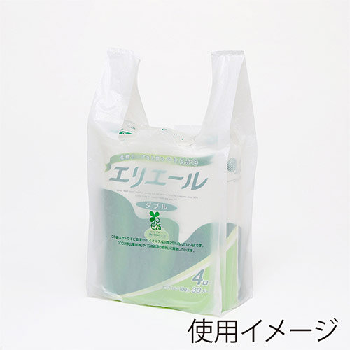 そのまま販売できるバーコード付きレジ袋