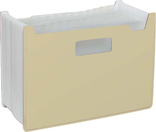 ドキュメントスタンドＡ４ヨコ２５ポケット　クリーム画像