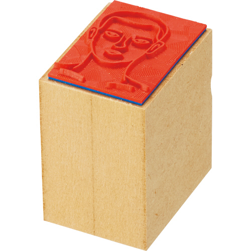 医学ｺﾞﾑ印 顔･前 小判 1個画像