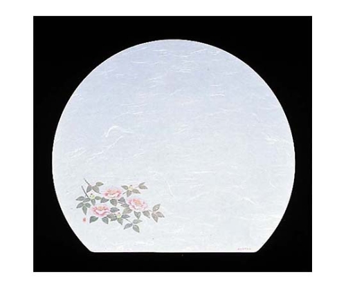 尺三半月懐石まっと抗菌遠赤和紙（100枚入）WH-5山茶花（11月～1月）画像