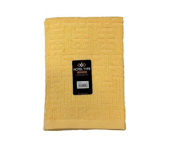 バスタオル バラエティカラー5 YELLOW 60×120cm 1セット（10枚入）画像