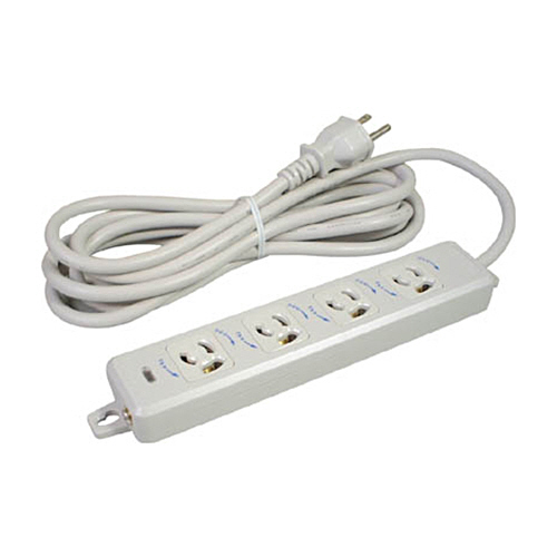 OA用抜止接地ﾀｯﾌﾟ4ｺ口ｺｰﾄﾞ 1本画像