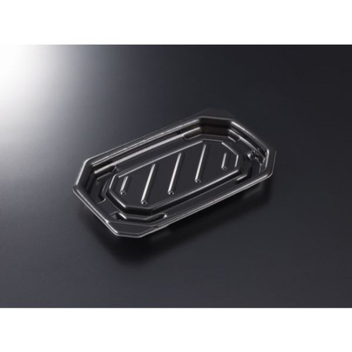 中央化学 軽食容器 TP デリグー 20-13 黒 本体画像