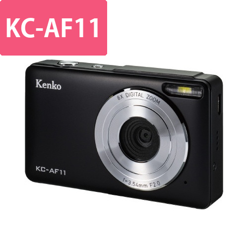 デジタルカメラ　KC-AF11　ブラック画像