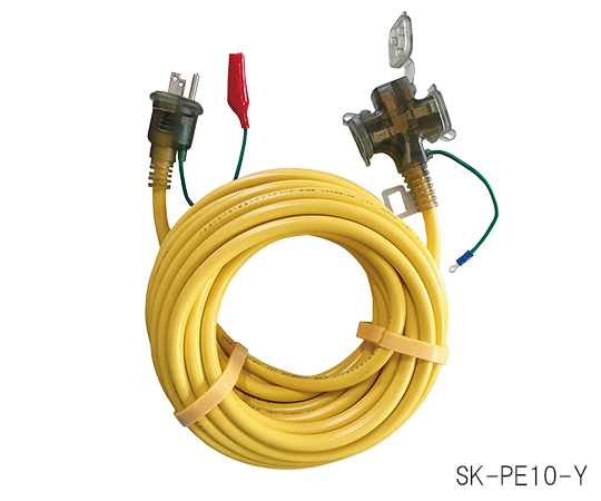 延長コード　3芯3個口　プラグ2芯3芯兼用画像