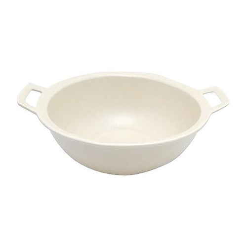 ボウル 14cm NARU 皿 食器 洋食器 持ち手付き 陶器 ベージュ画像