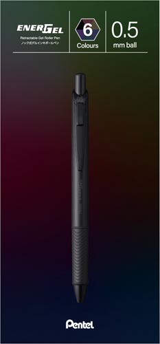 エナージェルＢカラーズＣ　０．５ｍｍ６色　５セット