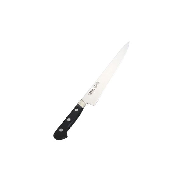 包丁　ミソノU×10　ツバ付筋引24cm　No.721　ミソノ刃物画像