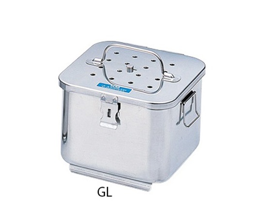 卓上オートクレーブ用角カスト (フタ･底開閉式) 160×160×110mm画像