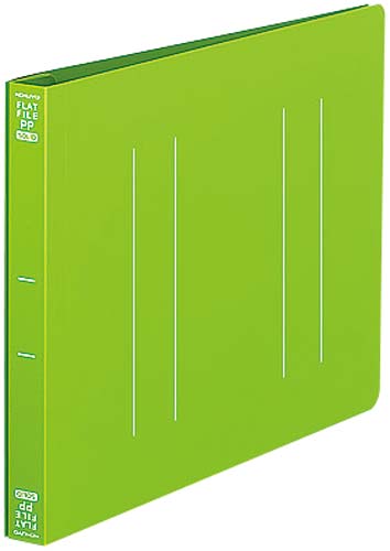 フラットファイル（ＰＰ）　Ａ５横　黄緑　１０冊画像